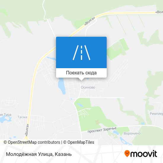 Карта Молодёжная Улица