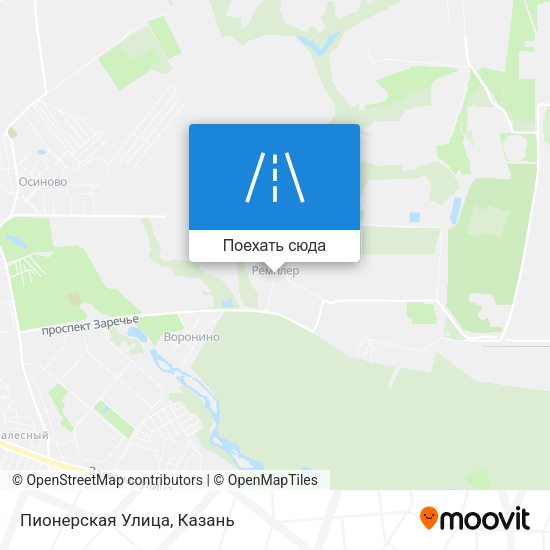 Карта Пионерская Улица