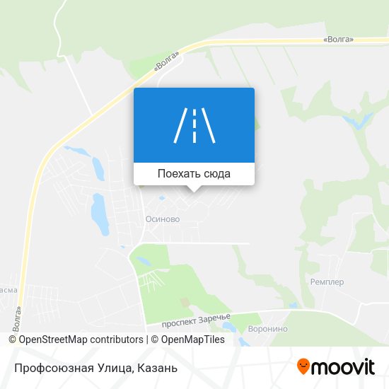 Карта Профсоюзная Улица