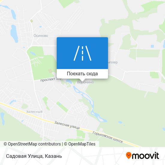Карта Садовая Улица