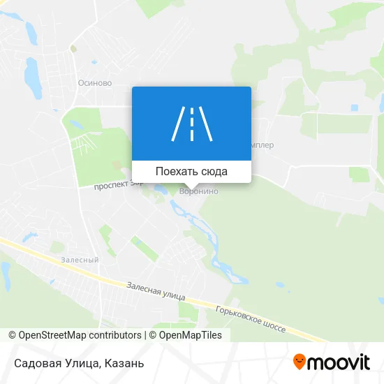 Карта Садовая Улица