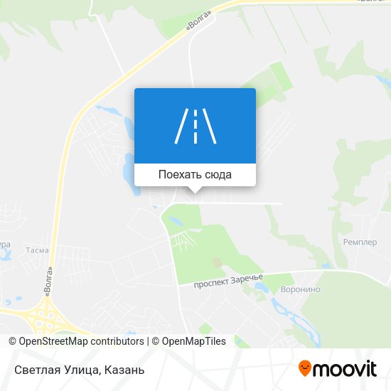 Карта Светлая Улица