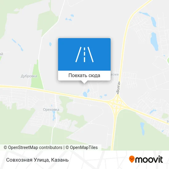 Карта Совхозная Улица