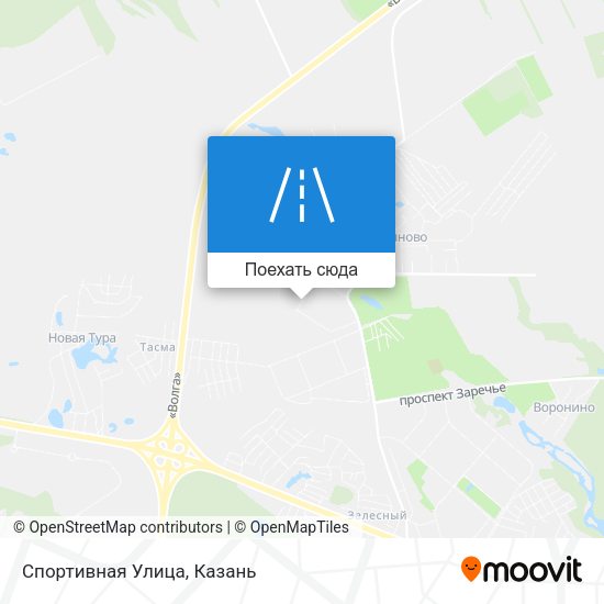 Карта Спортивная Улица
