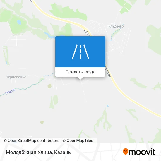 Карта Молодёжная Улица