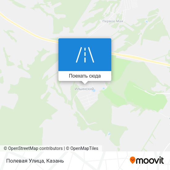 Карта Полевая Улица
