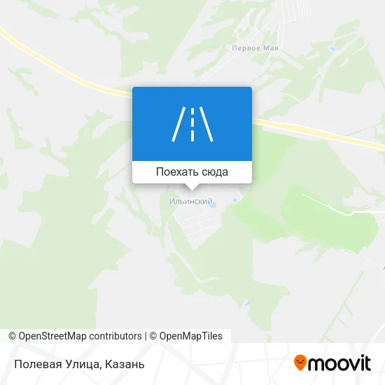 Карта Полевая Улица