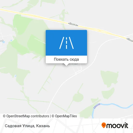 Карта Садовая Улица