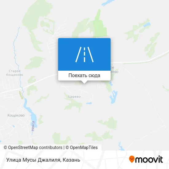 Карта Улица Мусы Джалиля