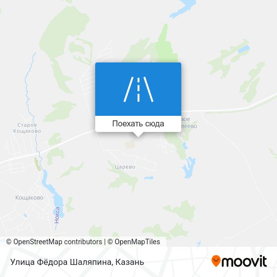 Карта Улица Фёдора Шаляпина