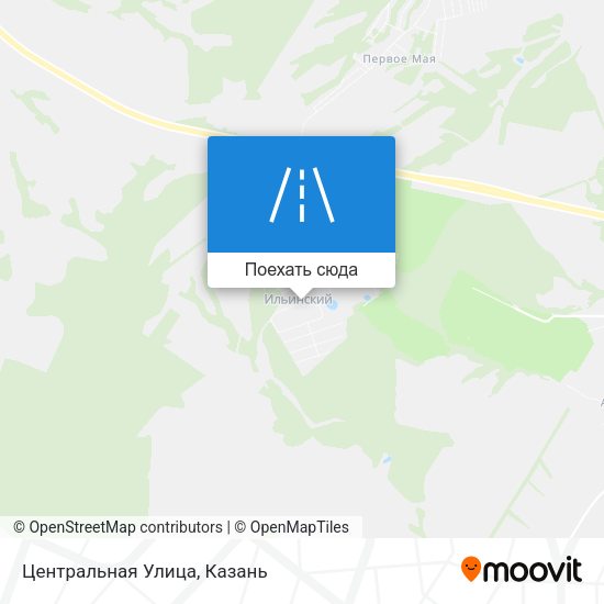 Карта Центральная Улица