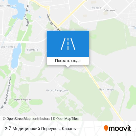 Карта 2-Й Медицинский Переулок