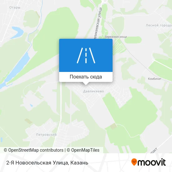 Карта 2-Я Новосельская Улица