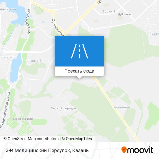 Карта 3-Й Медицинский Переулок