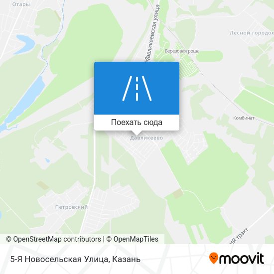 Карта 5-Я Новосельская Улица