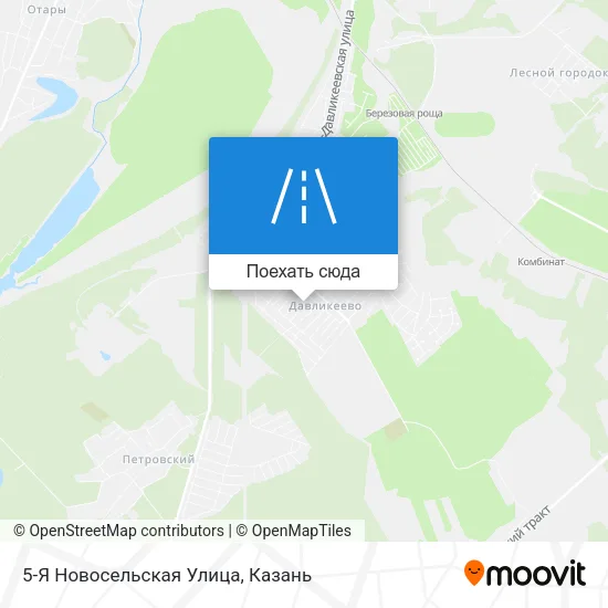 Карта 5-Я Новосельская Улица