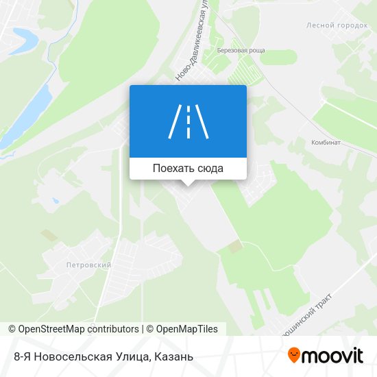 Карта 8-Я Новосельская Улица