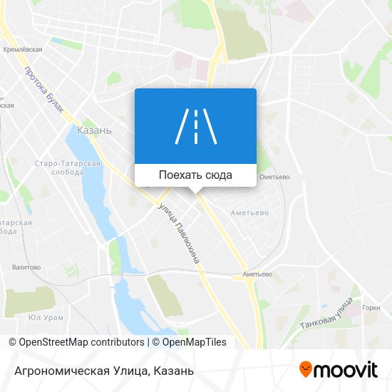 Карта Агрономическая Улица