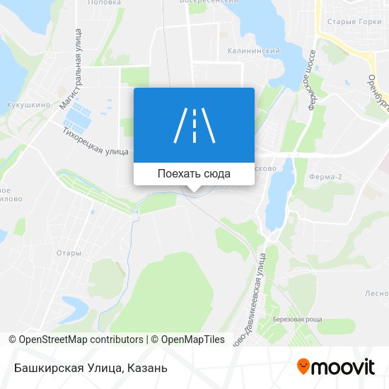 Карта Башкирская Улица