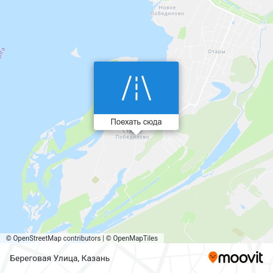 Карта Береговая Улица