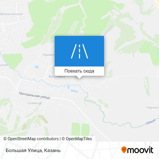 Карта Большая Улица