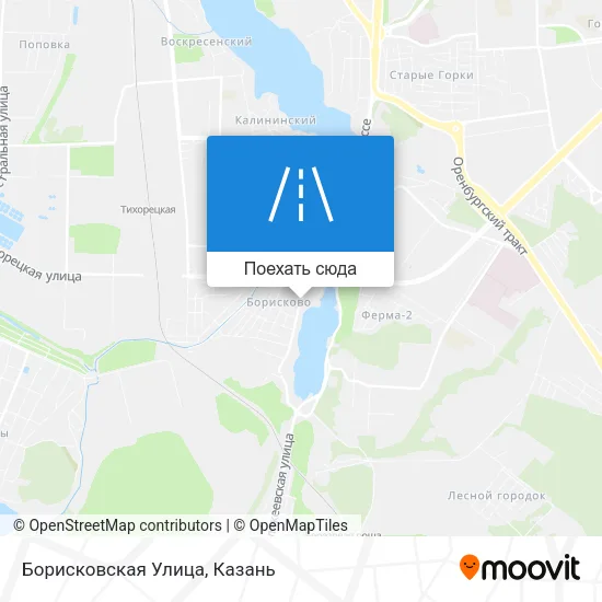 Карта Борисковская Улица