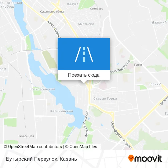Карта Бутырский Переулок