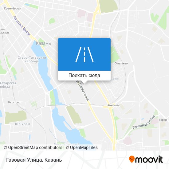 Карта Газовая Улица