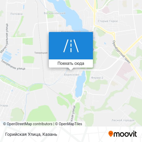 Карта Горийская Улица