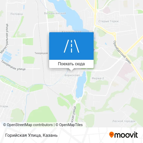 Карта Горийская Улица
