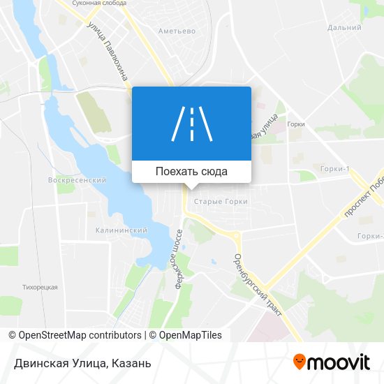 Карта Двинская Улица