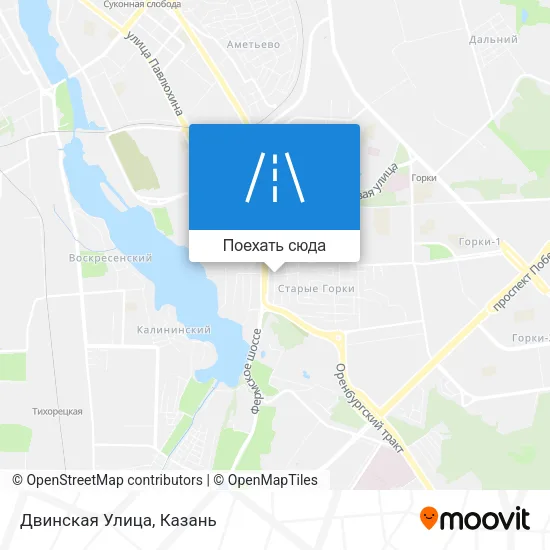 Карта Двинская Улица
