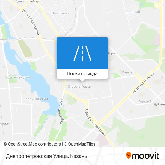 Карта Днепропетровская Улица