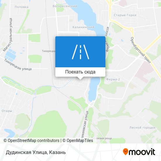 Карта Дудинская Улица