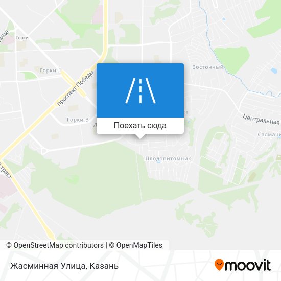 Карта Жасминная Улица