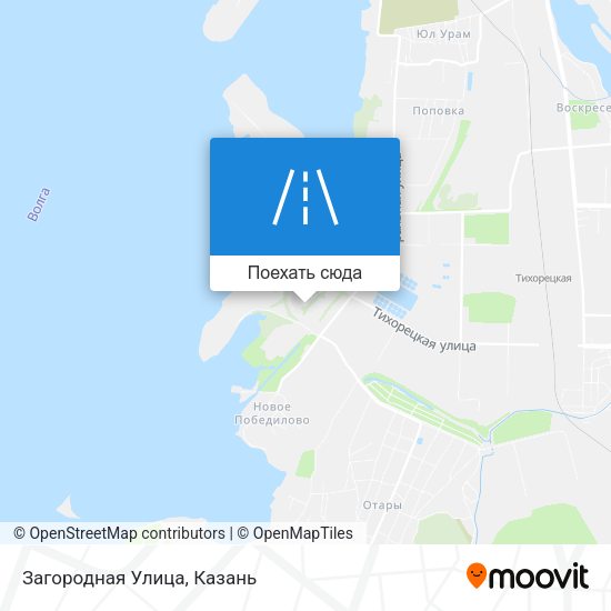Карта Загородная Улица