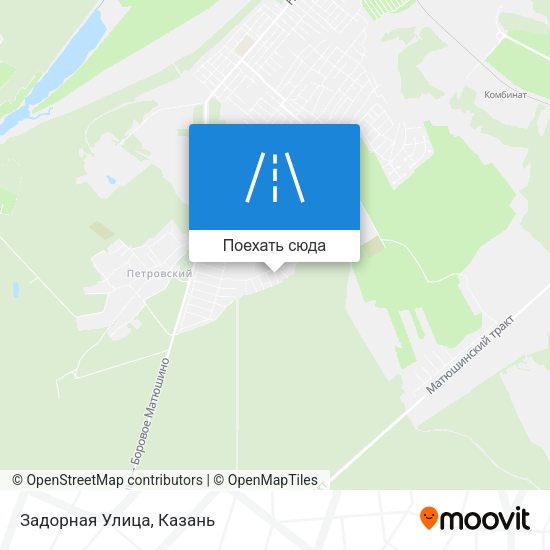 Карта Задорная Улица