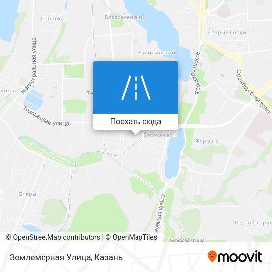 Карта Землемерная Улица