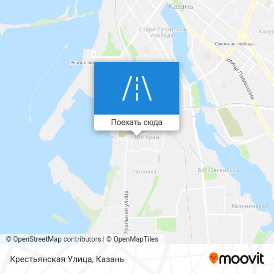 Карта Крестьянская Улица