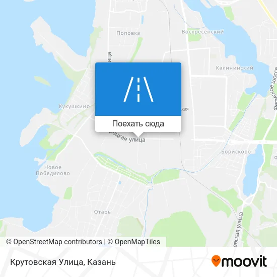Карта Крутовская Улица