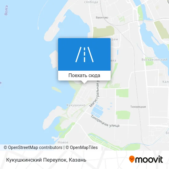 Карта Кукушкинский Переулок