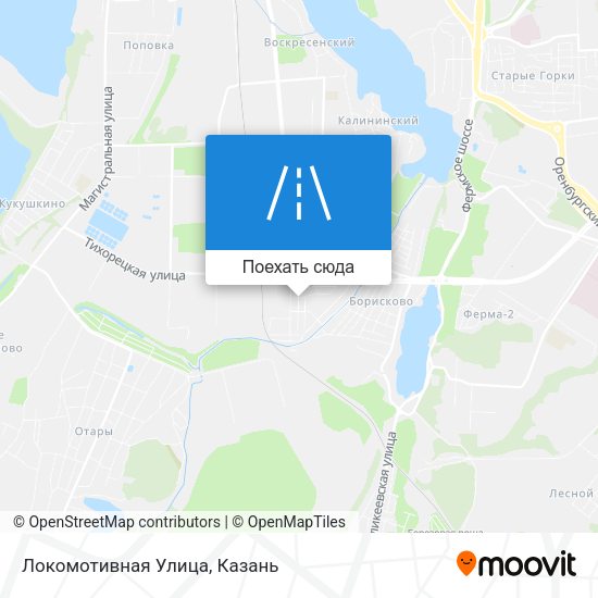Карта Локомотивная Улица