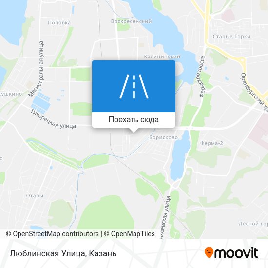 Карта Люблинская Улица