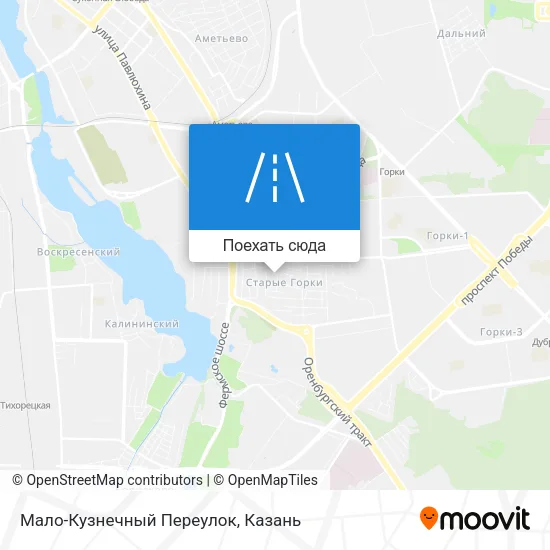 Карта Мало-Кузнечный Переулок