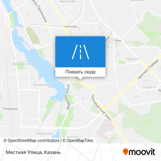 Карта Местная Улица