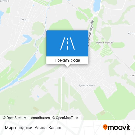 Карта Миргородская Улица