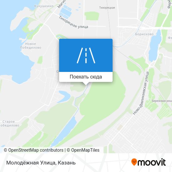 Карта Молодёжная Улица