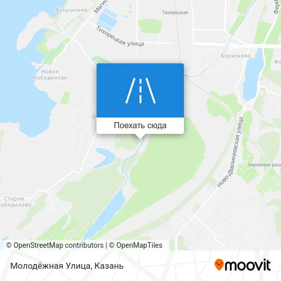Карта Молодёжная Улица