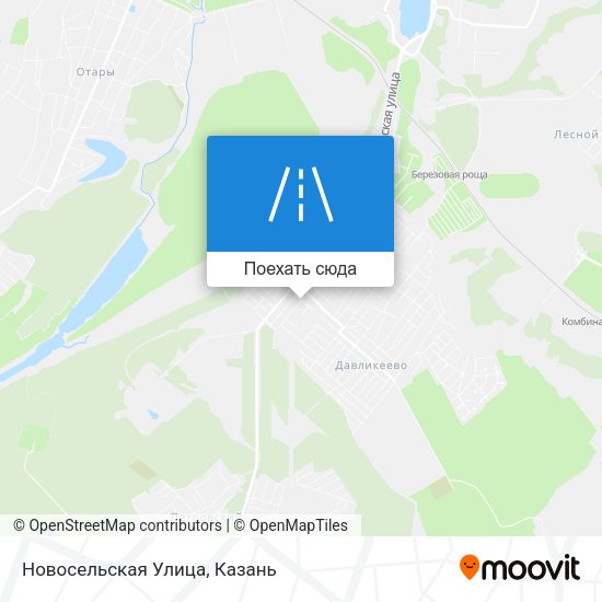 Карта Новосельская Улица