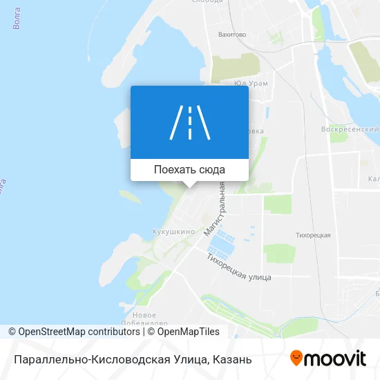Карта Параллельно-Кисловодская Улица